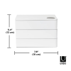 CAIXA PORTA BIJOU SPINDLE BRANCO