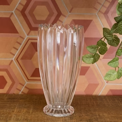 VASO EM CRISTAL GENEVA 11CM X 22CM